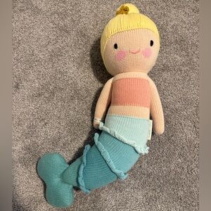 Pastel Knit Mermaid Doll